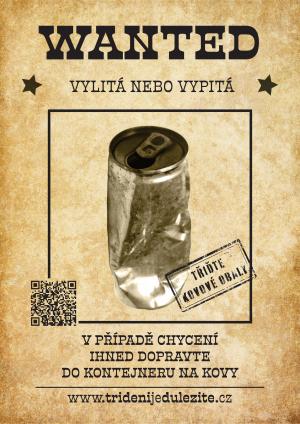 wanted plechovka