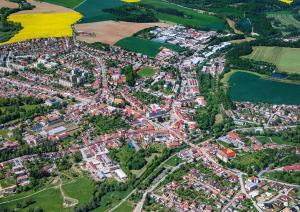 Dačice - letecká fotografie